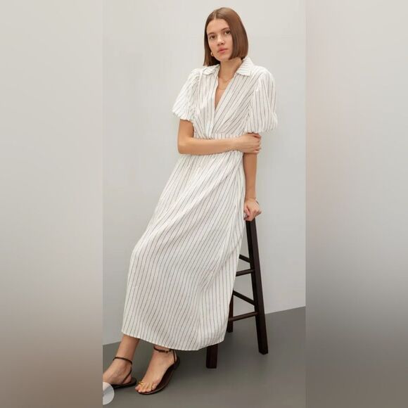 Derek Lam 10 Crosby Knot Waist Shirt Dress Size 48 XL - Picture 4 of 11